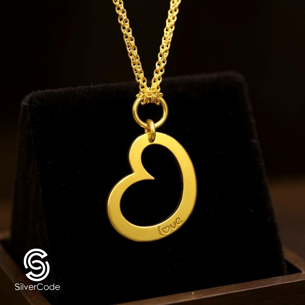 Colgante corazón personalizable