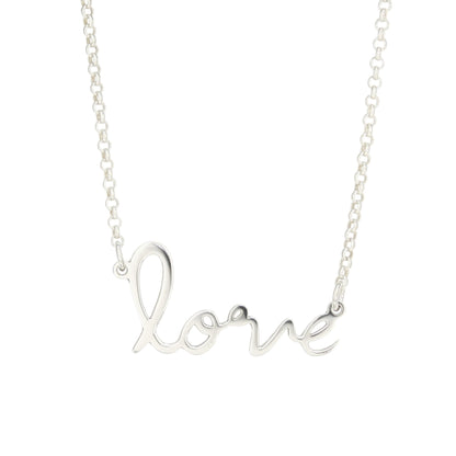 Colgante de plata love