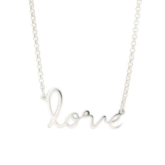 Colgante de plata love