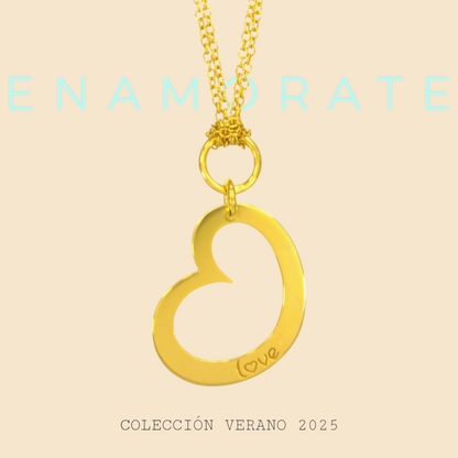 Colgante corazón personalizable